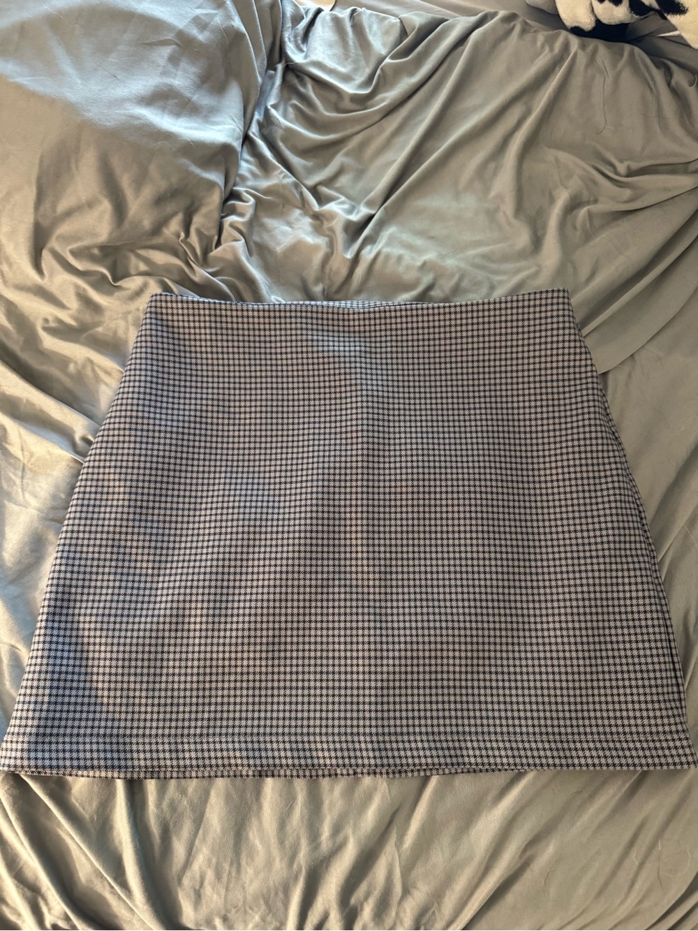 Urban Outfitters Purple and White Gingham Mini Skirt